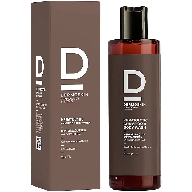Dermoskin Keratolytic Shampoo & Body Wash - Saç ve Vücut Şampuanı 200ml - 2