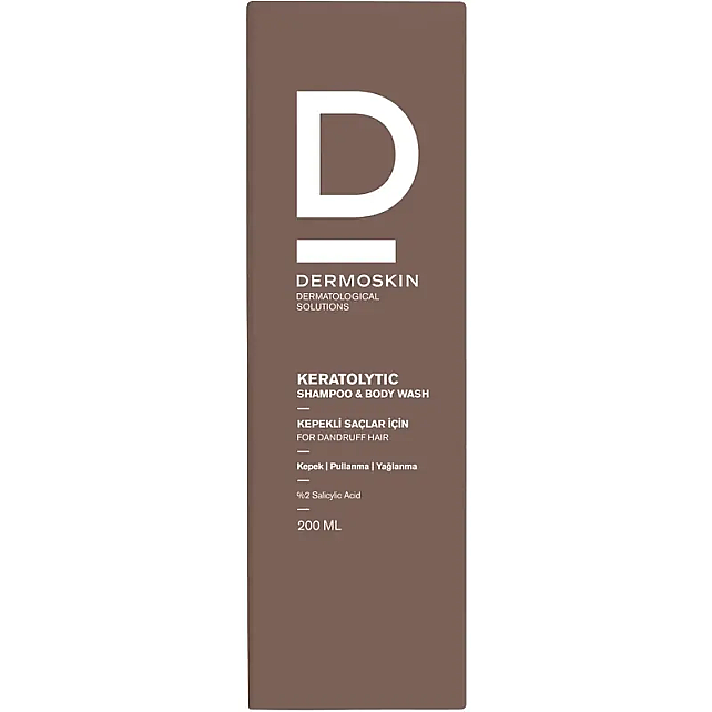Dermoskin Keratolytic Shampoo & Body Wash - Saç ve Vücut Şampuanı 200ml - 3