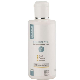 Dermoskin Keratolytic Shampoo & Body Wash - Saç ve Vücut Şampuanı 200ml - Dermoskin