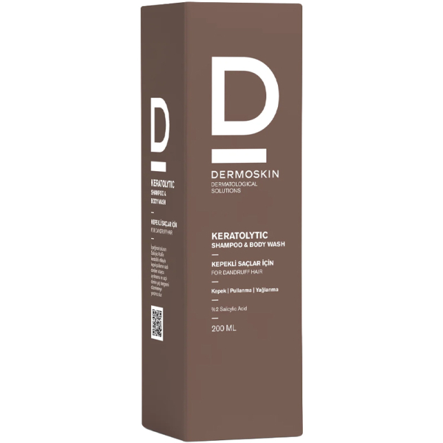 Dermoskin Keratolytic Shampoo & Body Wash - Saç ve Vücut Şampuanı 200ml - 4