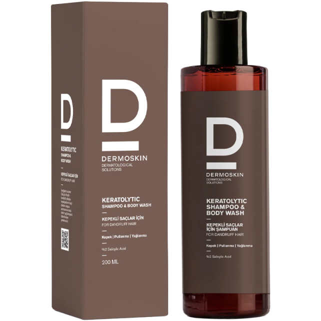 Dermoskin Keratolytic Shampoo & Body Wash - Saç ve Vücut Şampuanı 200ml - 2