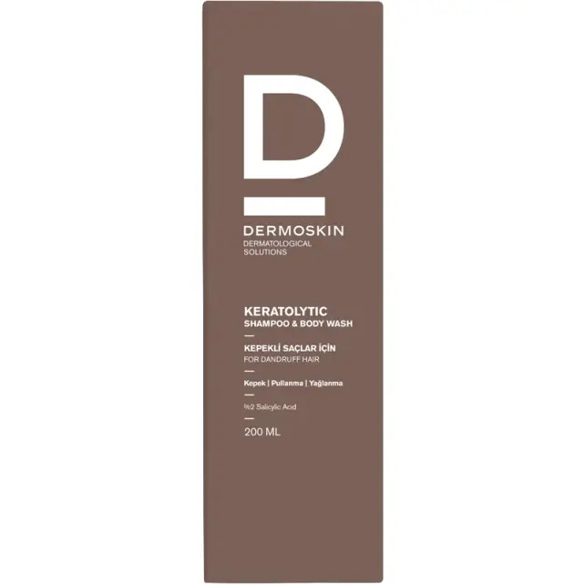 Dermoskin Keratolytic Shampoo & Body Wash - Saç ve Vücut Şampuanı 200ml - 3