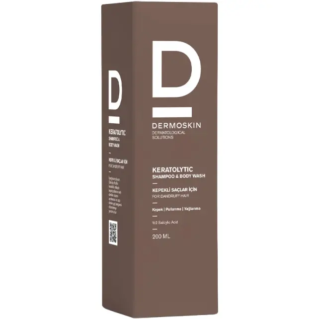 Dermoskin Keratolytic Shampoo & Body Wash - Saç ve Vücut Şampuanı 200ml - 4