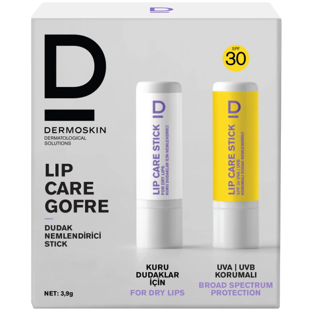 Dermoskin Lipcare Stick SPF 30 & Lipcare Stick - Nemlendirici Dudak Kremi 2x3.9gr - 2