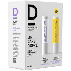 Dermoskin Lipcare Stick SPF 30 & Lipcare Stick - Nemlendirici Dudak Kremi 2x3.9gr - 3