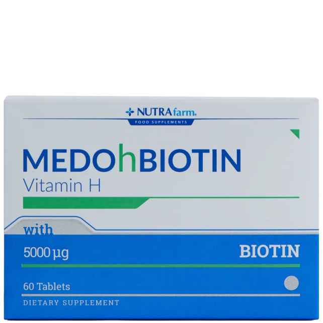 Dermoskin Medohbiotin Biotin 5mg - Takviye Edici Gıda 60 Tablet - 1