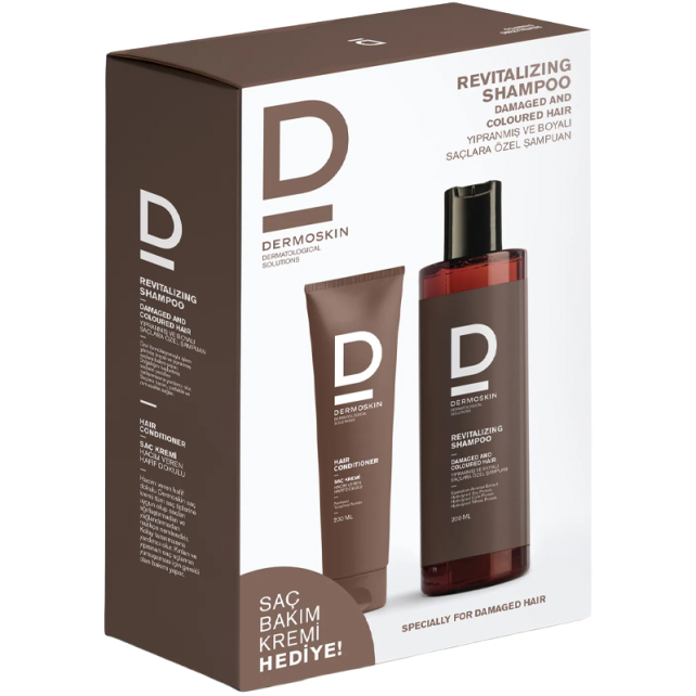 Dermoskin Revitalizing Şampuan 200ml & Saç Kremi 75ml Hediye - 2