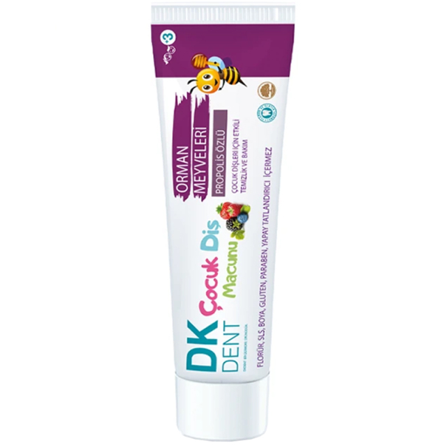 DK Dent Çocuk Diş Macunu - Orman Meyveli +3 50ml - 2