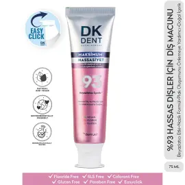 DK Dent Maksimum - Hassasiyet Diş Macunu 75ml - 2