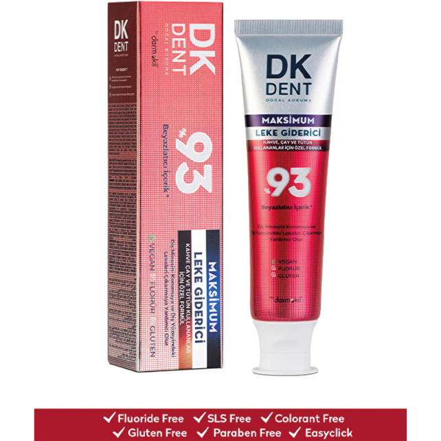 DK Dent Maksimum - Leke Giderici Diş Macunu 75ml - 3
