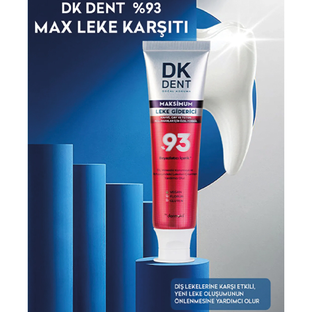 DK Dent Maksimum - Leke Giderici Diş Macunu 75ml - 4