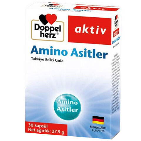 Doppelherz Aminoasitler Takviye Edici Gıda 30 Kapsül Doppelherz Aminoasitler Takviye Edici Gıda 30 Kapsül