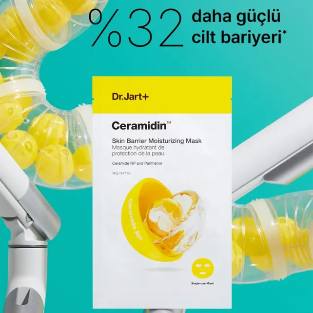 Dr.Jart+ Ceramidin Skin Barrier Moisturizing Mask - Cilt Bariyeri Nemlendirici Maske 22gr - 4