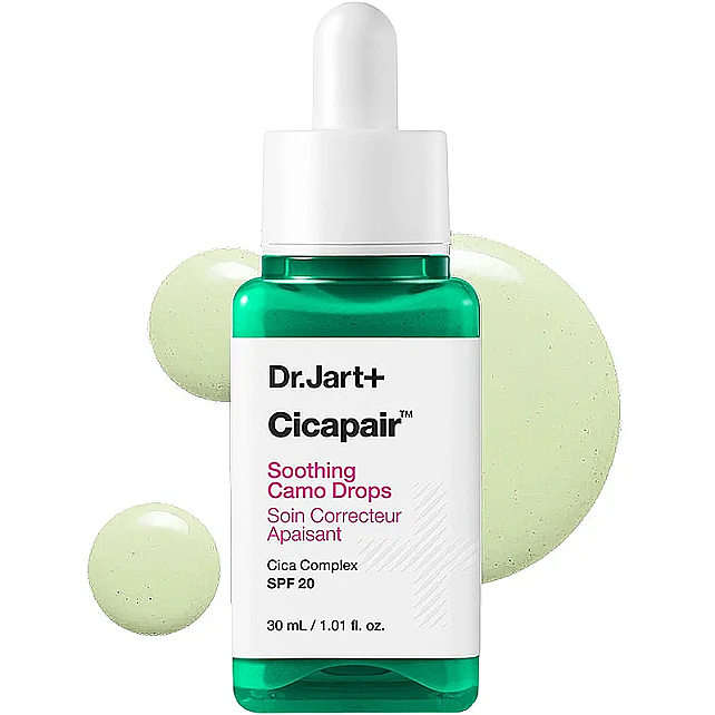 Dr.Jart+ Cicapair Soothing Camo Drops SPF 20 - Kızarıklık Karşıtı Renk Eşitleyici Serum 30ml - 2
