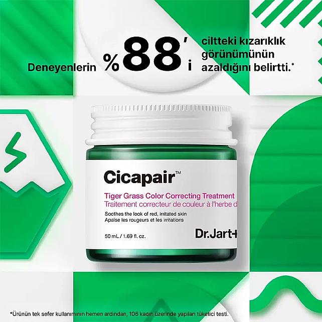 Dr.Jart+ Cicapair Tiger Grass Color Correcting Treatment - Renk Eşitleyici Krem 15ml - 5
