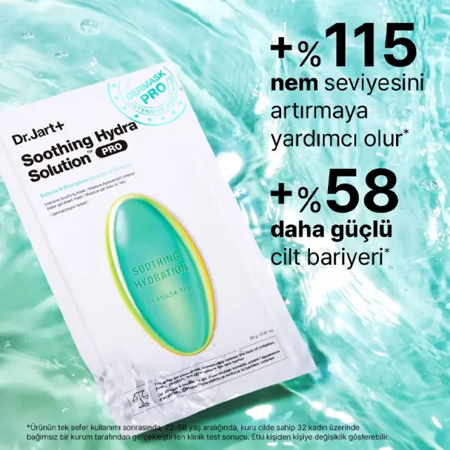 Dr.Jart+ Dermask Soothing Hydra Solution Pro - Yatıştırıcı Yüz Maskesi 26gr - 3