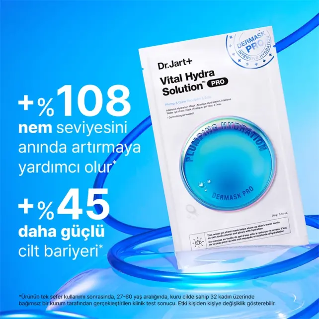 Dr.Jart+ Dermask Vital Hydra Solution Pro - Nemlendirici Yüz Maskesi 26gr - 3