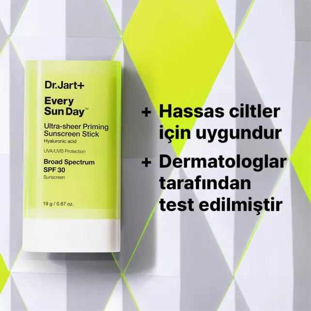 Dr.Jart+ Every Sun Day Ultra Şeffaf Stick Güneş Koruyucu SPF 30 19gr - 6