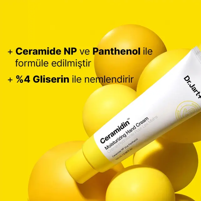 Dr.Jart+ Ceramidin Moisturizing Hand Cream - Nemlendirici El Kremi 100ml - 4