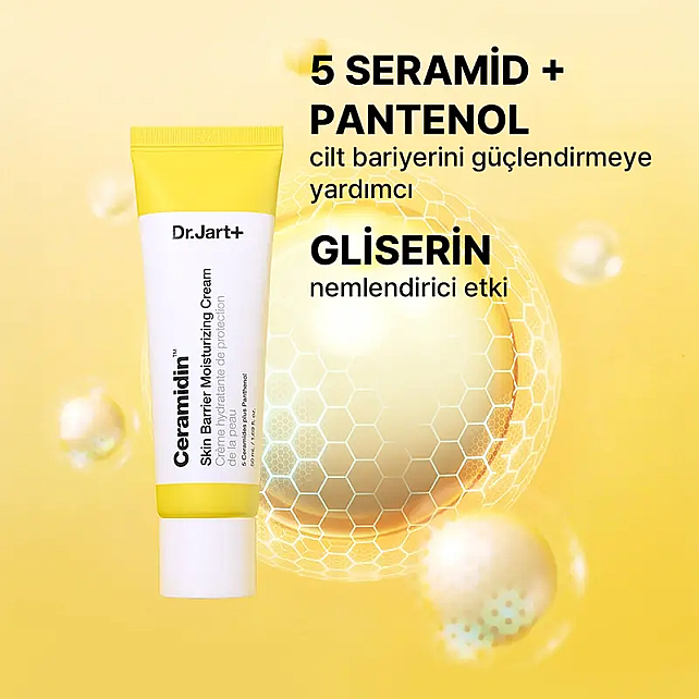Dr.Jart+ Ceramidin Skin Barrier Moisturizing Cream - Cilt Bariyeri Nemlendirici Krem 50ml - 7