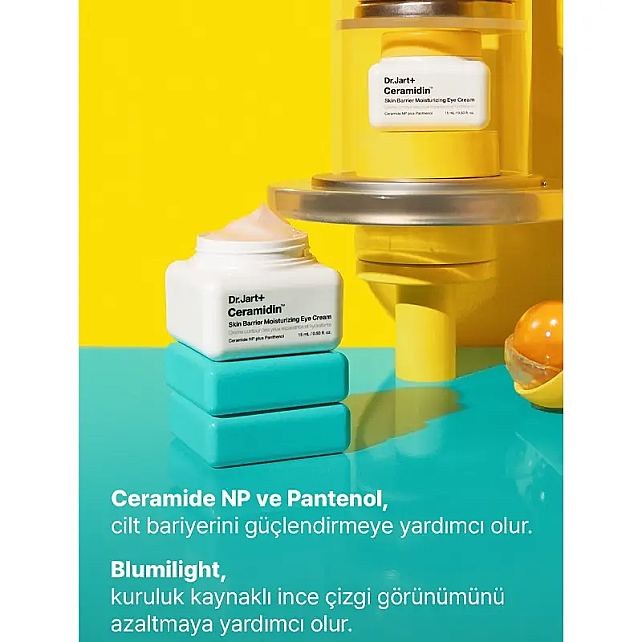Dr.Jart+ Ceramidin Skin Barrier Moisturizing Eye Cream - Göz Çevresi Bakım Kremi 15ml - 6