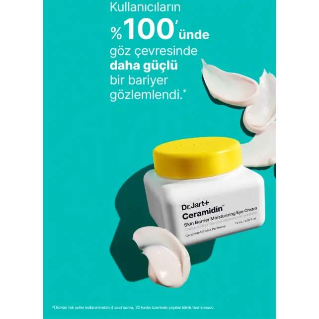 Dr.Jart+ Ceramidin Skin Barrier Moisturizing Eye Cream - Göz Çevresi Bakım Kremi 15ml - 4