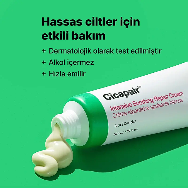 Dr.Jart+ Cicapair Intensive Soothing Repair Cream - Yoğun Yatıştırıcı Bakım Kremi 50ml - 7