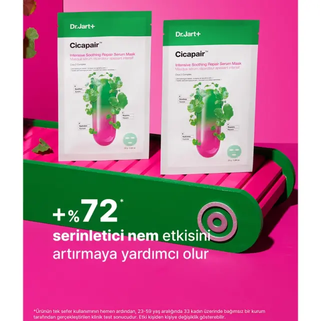 Dr.Jart+ Cicapair Intensive Soothing Repair Serum Mask - Yoğun Yatıştırıcı Serum Maske 25g - 4