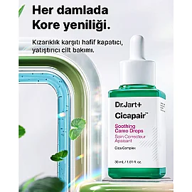 Dr.Jart+ Cicapair Soothing Camo Drops SPF 20 - Kızarıklık Karşıtı Renk Eşitleyici Serum 30ml - 9