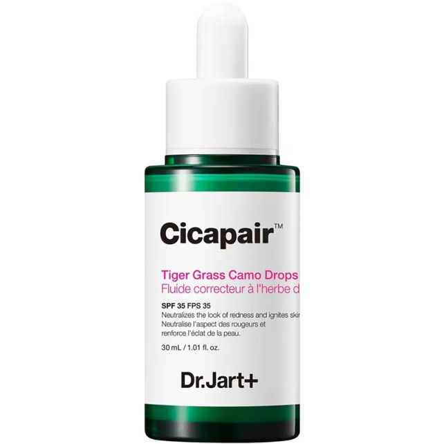Dr.Jart+ Cicapair Tiger Grass Camo Drops SPF 35 - Yatıştırıcı Etkili Solüsyon 30ml - 1