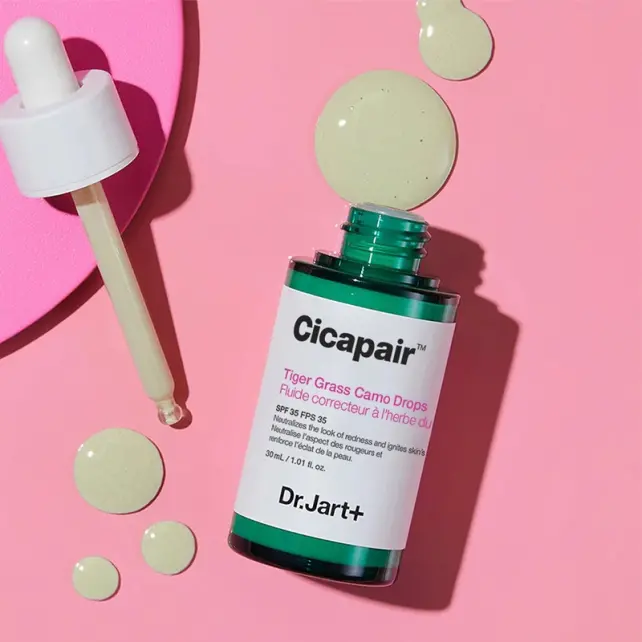 Dr.Jart+ Cicapair Tiger Grass Camo Drops SPF 35 - Yatıştırıcı Etkili Solüsyon 30ml - 8