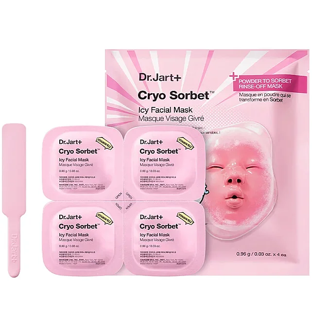 Dr.Jart+ Cryo Sorbet Icy Facial Mask - Nemlendirici Yüz Maskesi 4x0,96g - 2