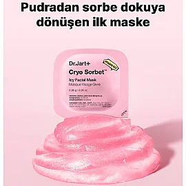Dr.Jart+ Cryo Sorbet Icy Facial Mask - Nemlendirici Yüz Maskesi 4x0,96g - 9