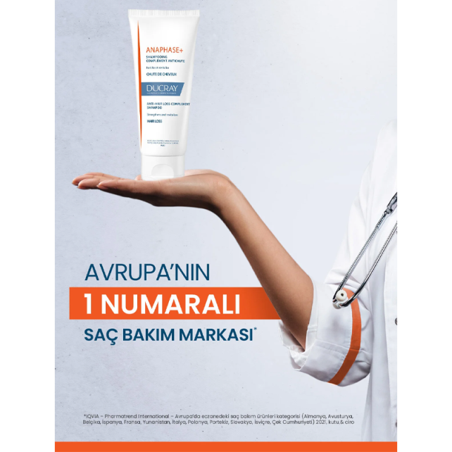 Ducray Anaphase Anti Hair Loss Shampoo - Saç Dökülmesine Karşı Şampuan 100ml - 7