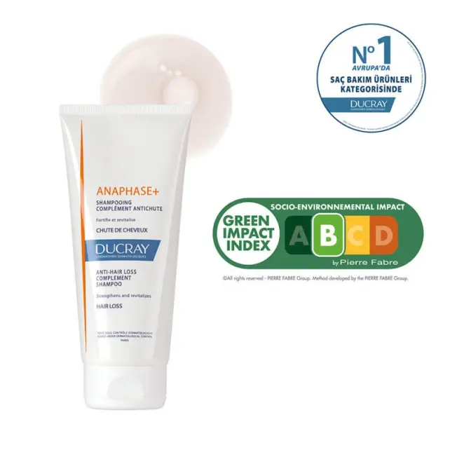 Ducray Anaphase Anti Hair Loss Shampoo - Saç Dökülmesine Karşı Şampuan 200ml - 4