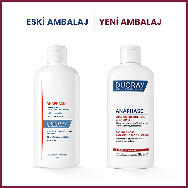 Ducray Anaphase Anti Hair Loss Shampoo - Saç Dökülmesine Karşı Şampuan 400ml - 3