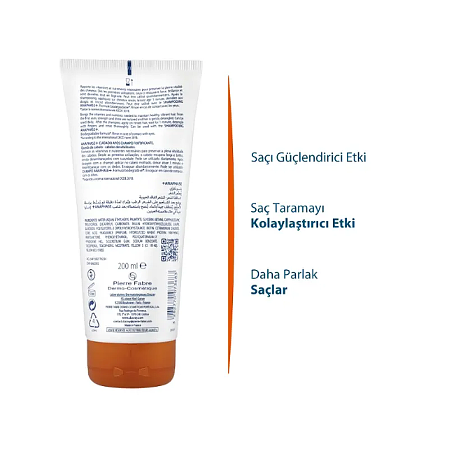 Ducray Anaphase Hair Loss Conditioner - Saç Dökülmesine Karşı Bakım Kremi 200ml - 3