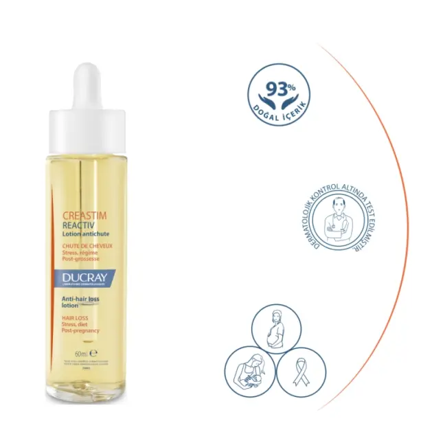 Ducray Creastim Reactiv Loiton -Saç Dökülmesine Karşı Losyon 60ml - 2
