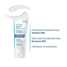 Ducray Dexyane Barrier Cream - Cilt Bariyerini Güçlendirmeye Yardımcı Bakım Kremi 100ml - 2
