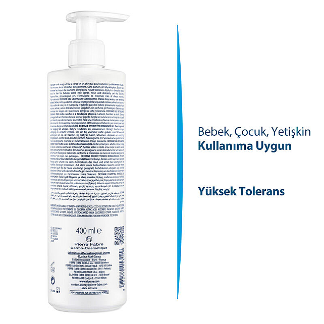 Ducray Dexyane Ultra Rich Cleansing Gel - Yüz Temizleme Jeli 400ml - 5