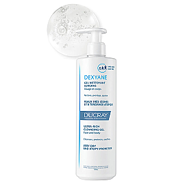 Ducray Dexyane Ultra Rich Cleansing Gel - Yüz Temizleme Jeli 400ml - 4