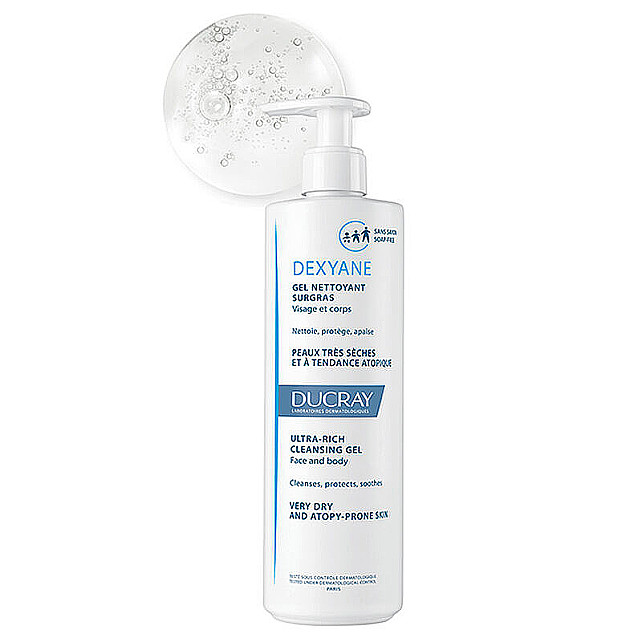 Ducray Dexyane Ultra Rich Cleansing Gel - Yüz Temizleme Jeli 400ml - 4
