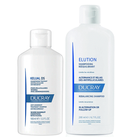 Ducray Kelual DS İnatçı Kepeğe Karşı Şampuan 100ml & Elution Şampuan 200ml Ducray Kelual DS İnatçı Kepeğe Karşı Şampuan 100ml & Elution Şampuan 200ml