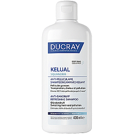 Ducray Kelual Squanorm - Ferahlatıcı Kepek Karşıtı Saç Bakım Şampuanı 400ml - Ducray