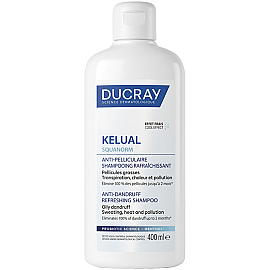 Ducray Kelual Squanorm - Ferahlatıcı Kepek Karşıtı Saç Bakım Şampuanı 400ml - Ducray