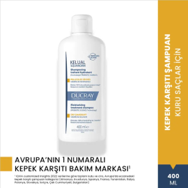 Ducray Kelual Squanorm Moisturizing Treatment Shampoo - Kepek Karşıtı Bakım Şampuanı 400ml - 4