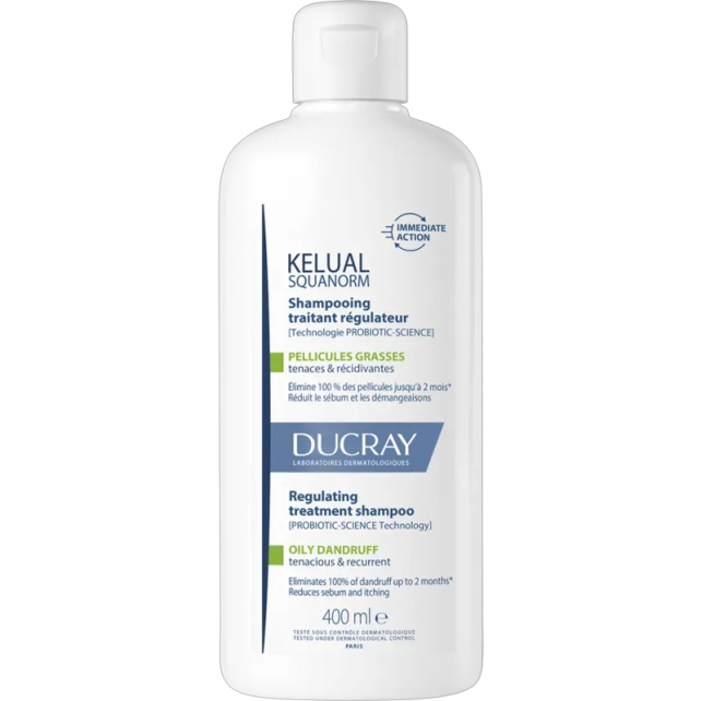 Ducray Kelual Squanorm Regulating Treament Shampoo - Kepek Karşıtı Bakım Şampuanı 400ml - 1