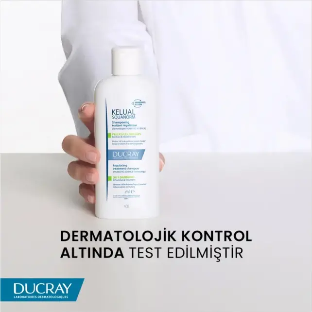 Ducray Kelual Squanorm Regulating Treatment Shampoo - Kepek Karşıtı Bakım Şampuanı 400ml - 3