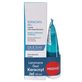 Ducray Keracnyl PP+ Cream 30ml & Keracnyl Jel 40ml Hediye - Ducray