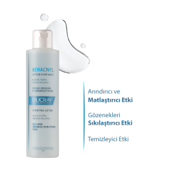 Ducray Keracnyl Purifying Lotion - Yağlı ve Akne Eğilimli Ciltler İçin Tonik 200ml - 2